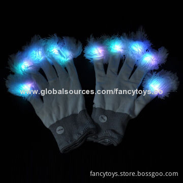 Flash Glove with pom-pom